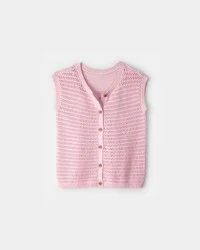 Oshkosh Girls 2-Piece Sweater Top Set - Pink - Size 10