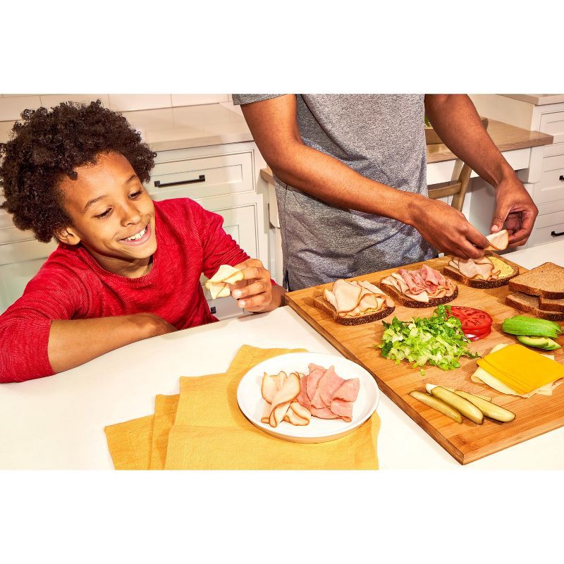 slide 8 of 11, Oscar Mayer Sub Kit with Extra Lean Smoked Ham & Turkey Breast Sliced Lunch Meat - 28oz, 28 oz