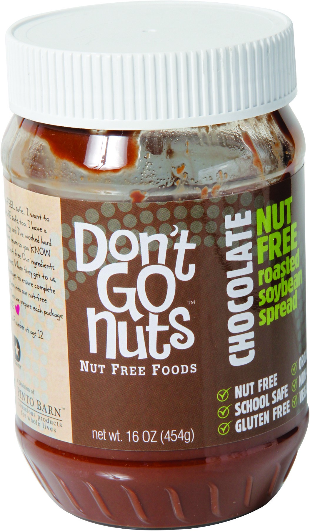 slide 1 of 2, Don't Go Nuts Soy Butter Nut Free Foods Chocolate, 16 oz