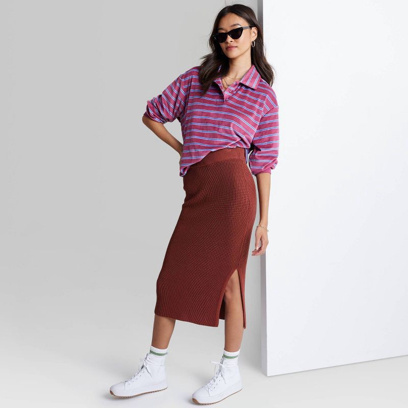 slide 5 of 6, Women's Plastic Cateye Sunglasses - Wild Fable™ Black: UV Protection, Medium Fit, Hinged Temple, 1 ct