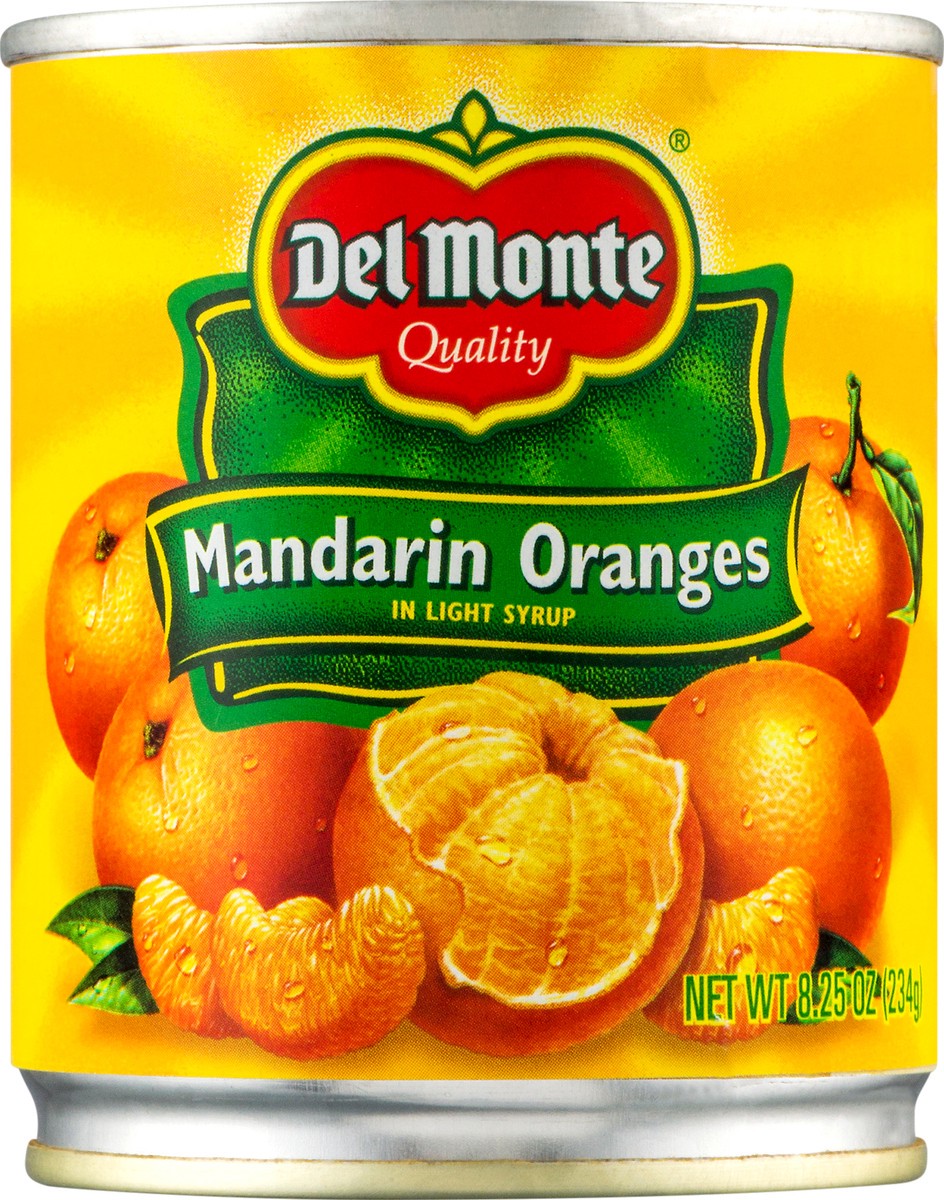 slide 4 of 9, Del Monte Mandarin Oranges in Light Syrup, 8.25 oz