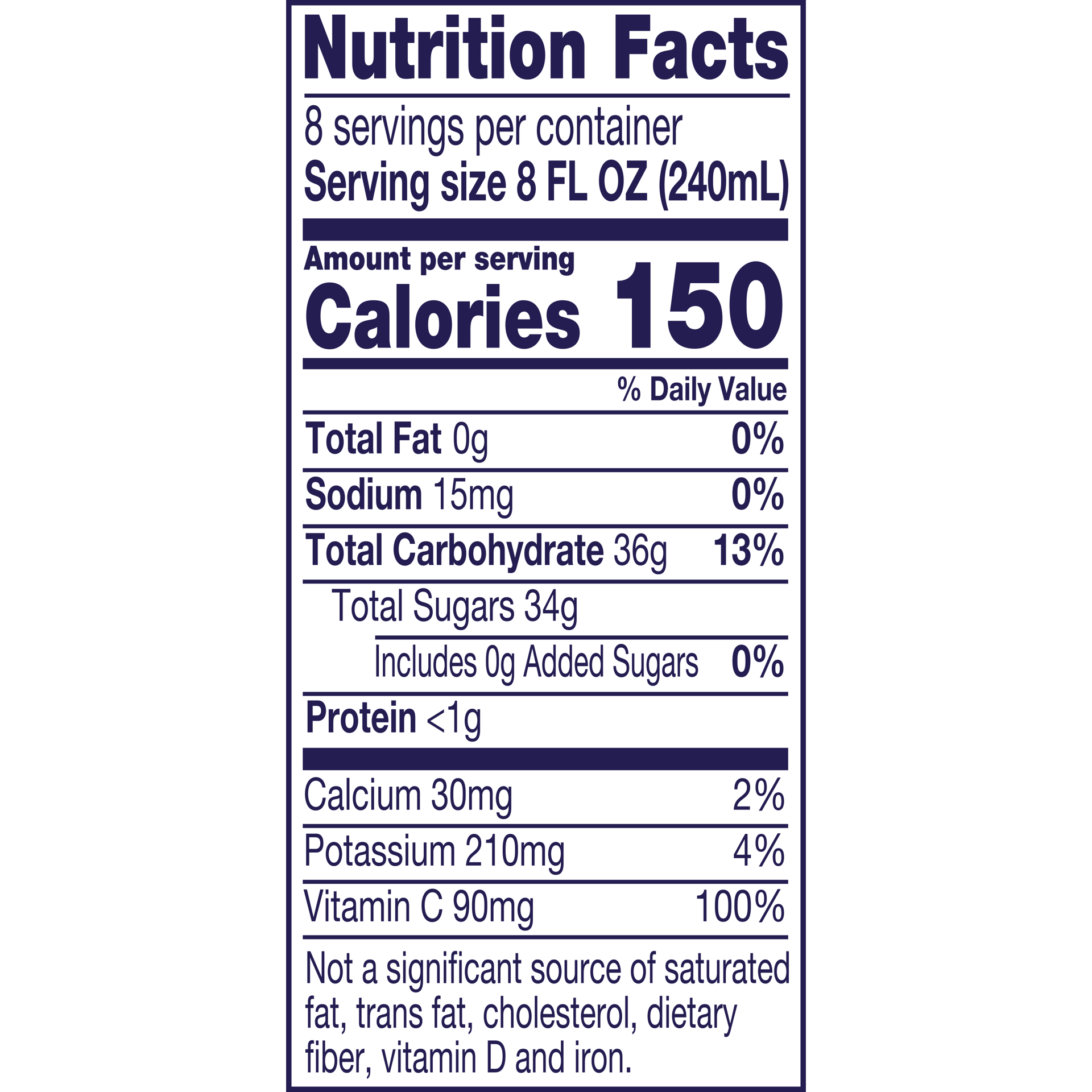 slide 4 of 4, Welch's 100% Juice, Black Cherry Concord Grape- 64 fl oz, 64 fl oz