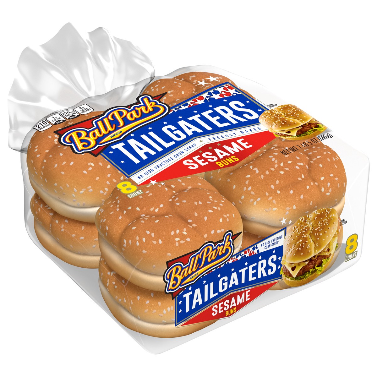 slide 6 of 11, Sara Lee Hearty & Delicious Sesame Seed Hamburger Buns, 