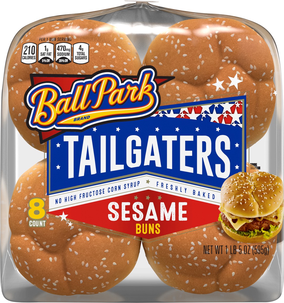 slide 8 of 11, Sara Lee Hearty & Delicious Sesame Seed Hamburger Buns, 