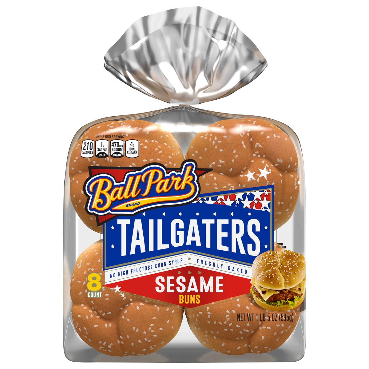 slide 11 of 11, Sara Lee Hearty & Delicious Sesame Seed Hamburger Buns, 