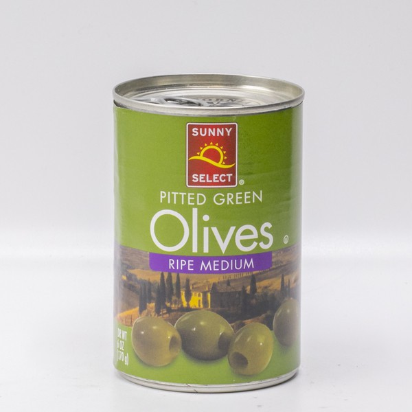 slide 1 of 1, Sunny Select Medium Fresh Cure Green Olives 6 oz, 6 oz