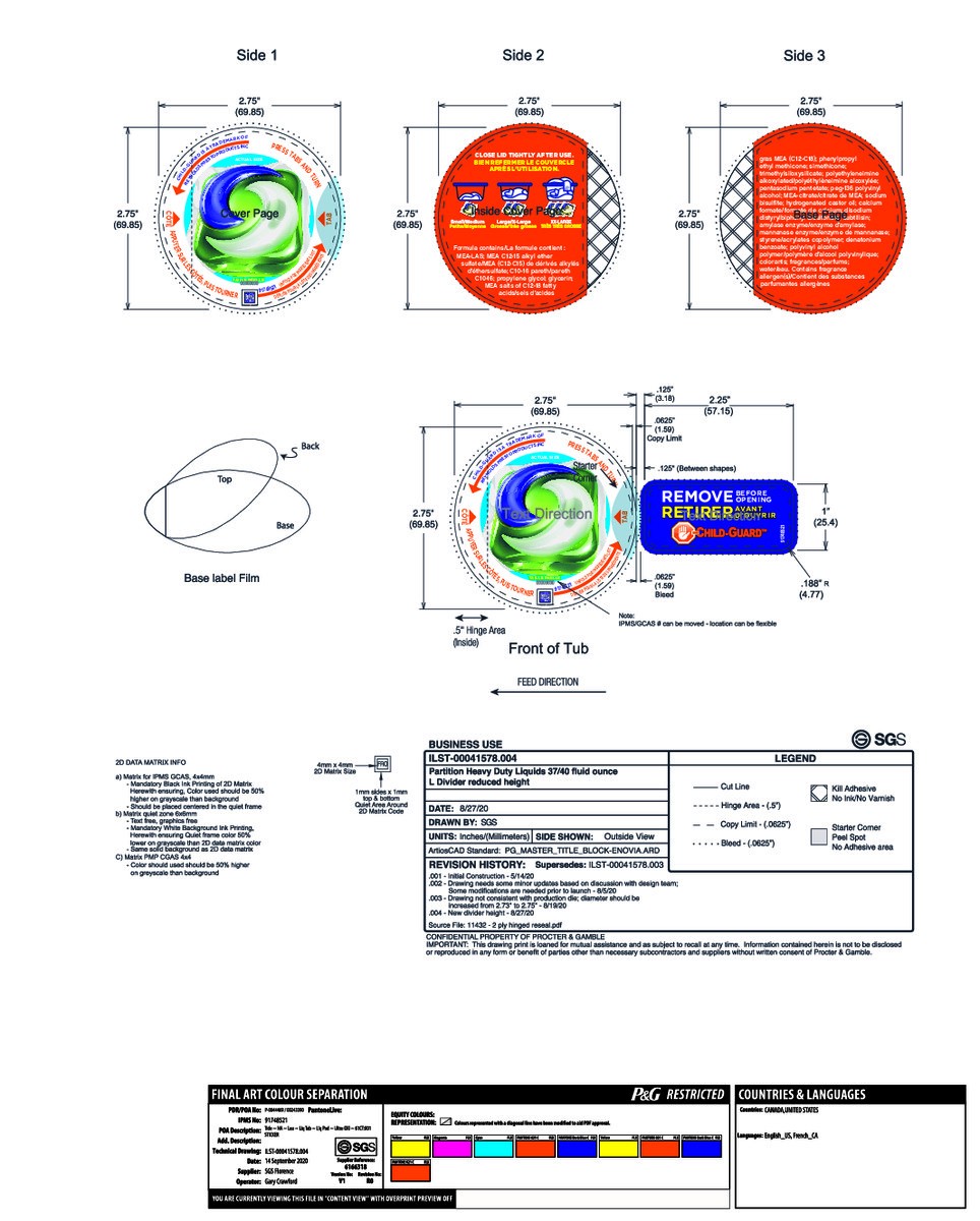 slide 3 of 8, Tide PODS Liquid Laundry Detergent Soap Pacs, 4-n-1 Ultra Oxi, HE Compatible 43 Count, Built in Pre-treater for Stains, 43 ct