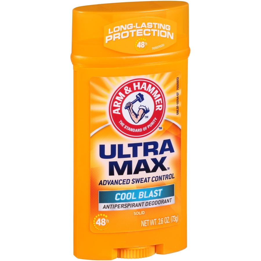 slide 2 of 6, ARM & HAMMER Ultra Max Solid Antiperspirant Cool Blast Deodorant, 2.6 oz