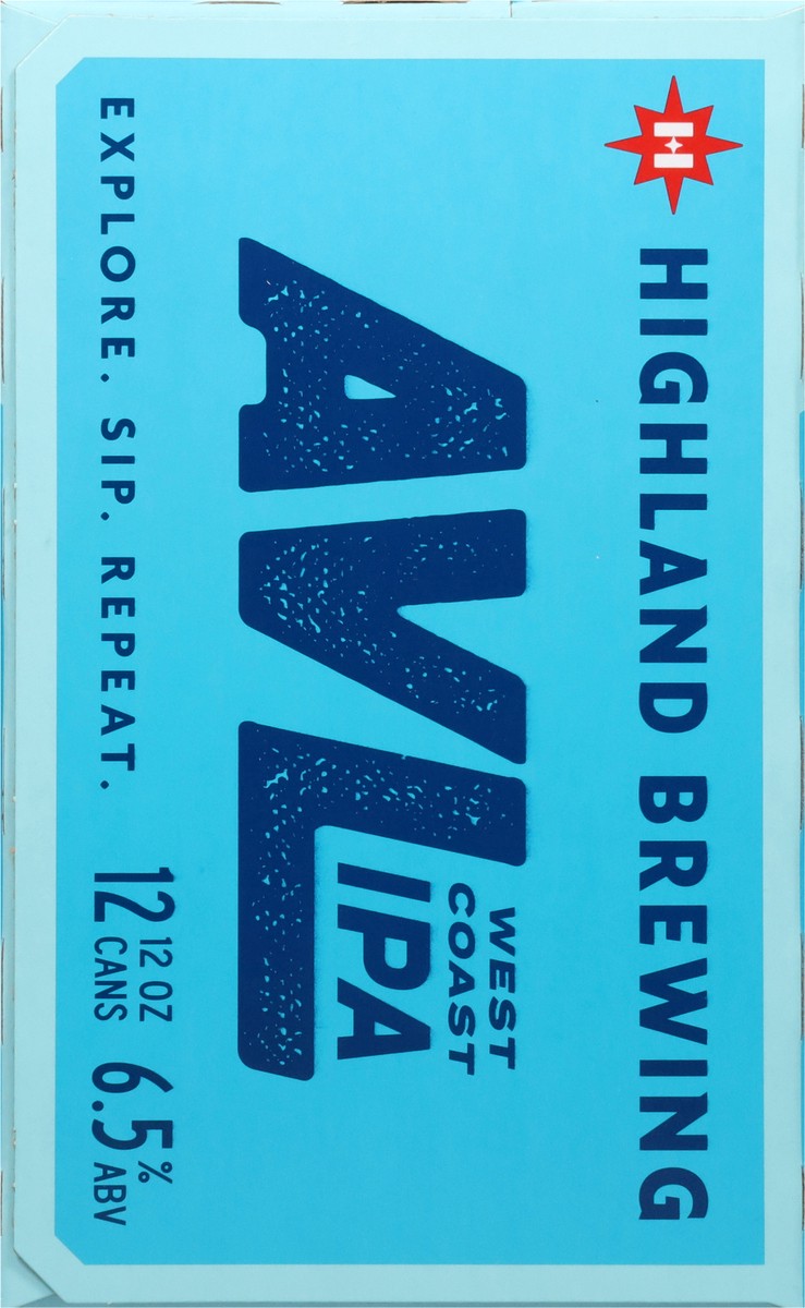 slide 5 of 11, Highland Brewing Company AVL IPA Beer 12 - 12 fl oz Cans, 12 ct