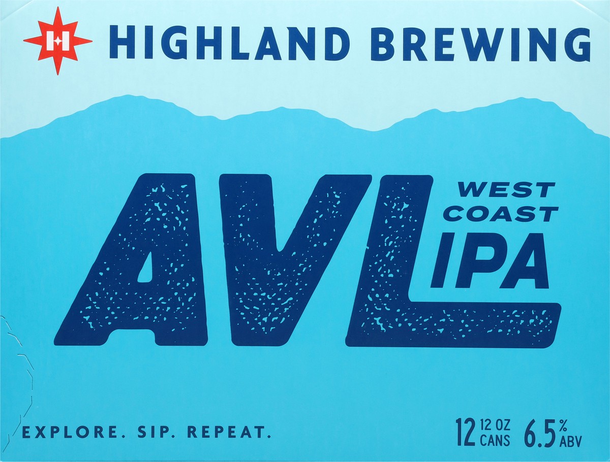 slide 3 of 11, Highland Brewing Company AVL IPA Beer 12 - 12 fl oz Cans, 12 ct