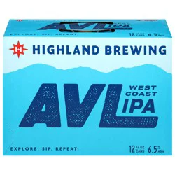 Highland Brewing Company Company AVL IPA Beer 12 - 12 fl oz Cans
