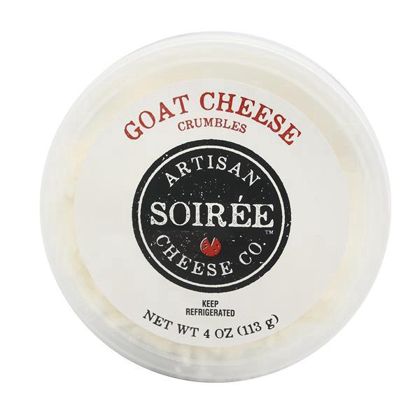 slide 1 of 1, Soiree Goat Cheese Crumbles - 4 oz, 4 oz
