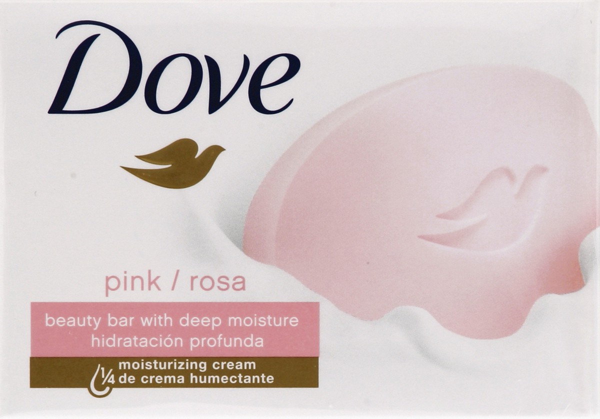 slide 6 of 6, Dove Beauty Bar Gentle Skin Cleanser Pink, 3.17 oz, 3 Bars, 3.17 oz