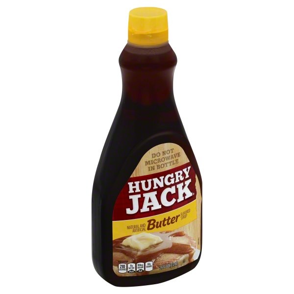 slide 1 of 1, Hungry Jack Syrup, Butter Flavored, 24 oz