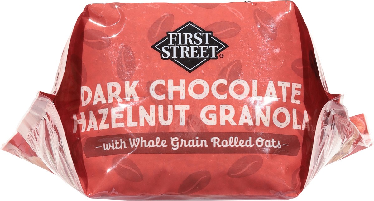 slide 5 of 14, First Street Dark Chocolate Hazelnut Granola, 42 oz