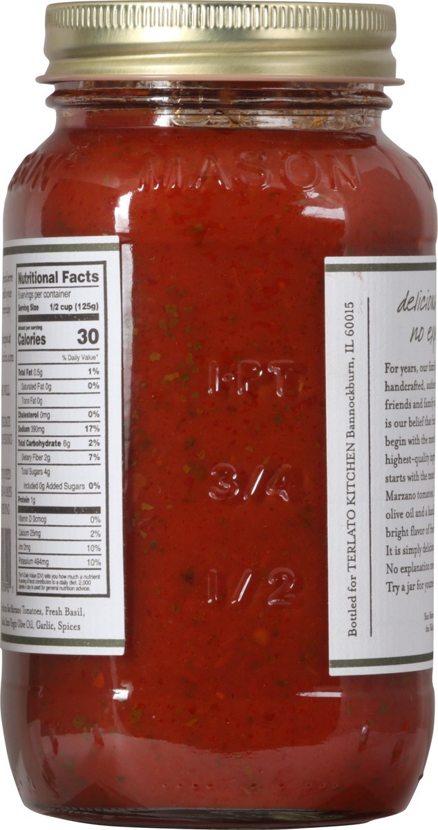 slide 5 of 12, Terlato Kitchen Tomato Basil Sauce, 24 oz