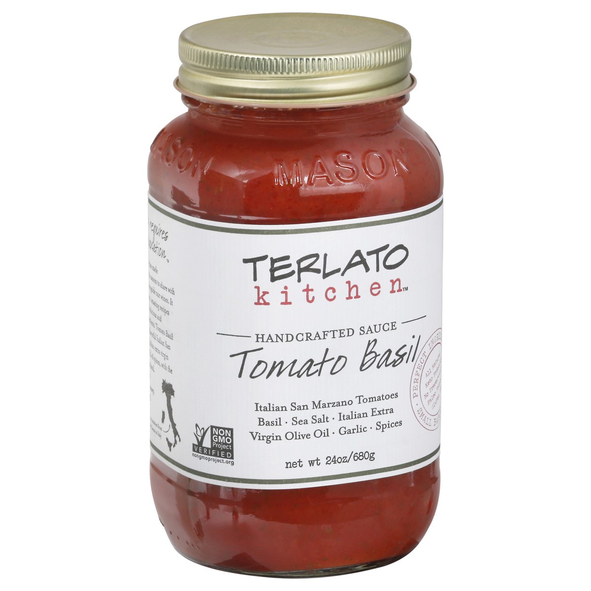 slide 7 of 12, Terlato Kitchen Tomato Basil Sauce, 24 oz