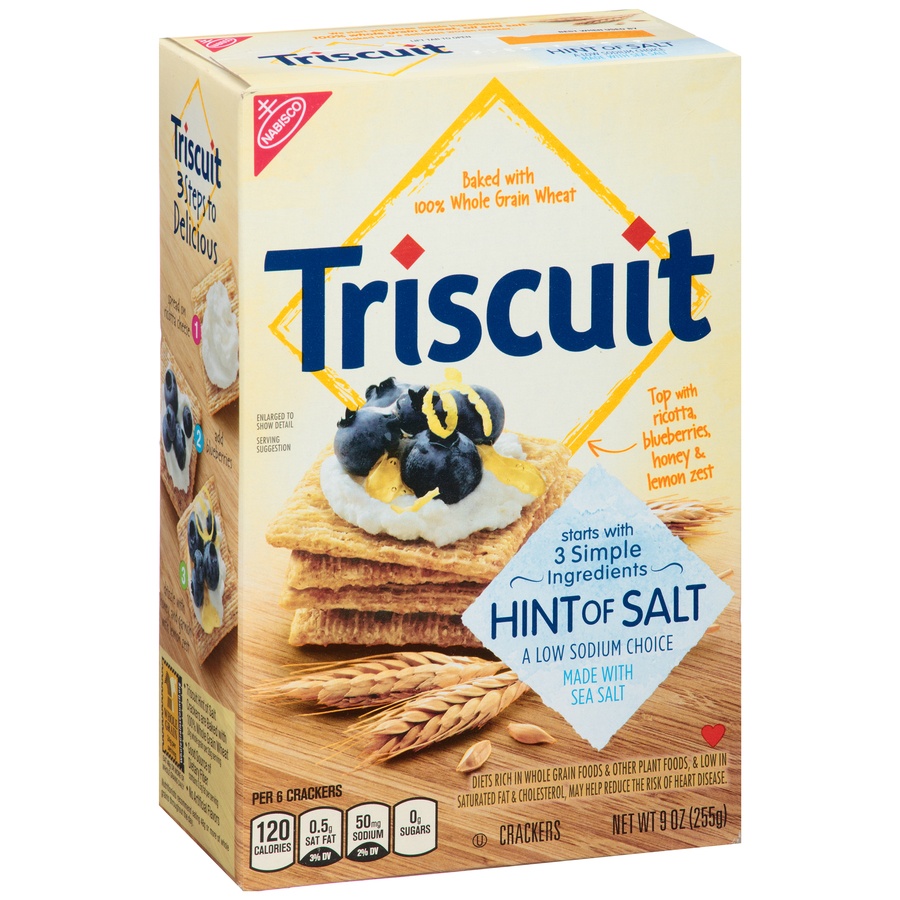 slide 2 of 8, Triscuit Crackers 9 oz, 9 oz