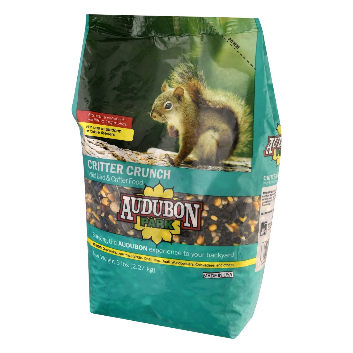 slide 5 of 10, Audubon Park Critter Crunch Wild Bird & Critter Food 5 lb, 5 lb