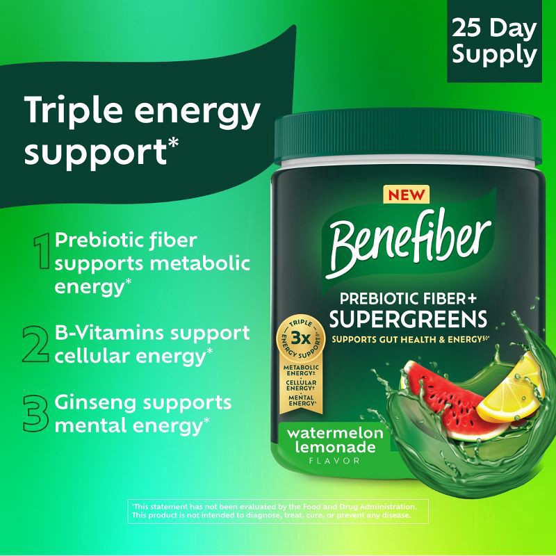 slide 10 of 15, Benefiber Super Green, 8.8 oz