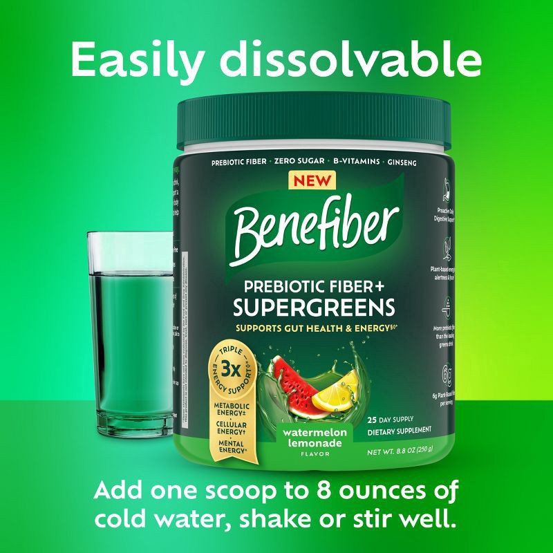 slide 14 of 15, Benefiber Super Green, 8.8 oz