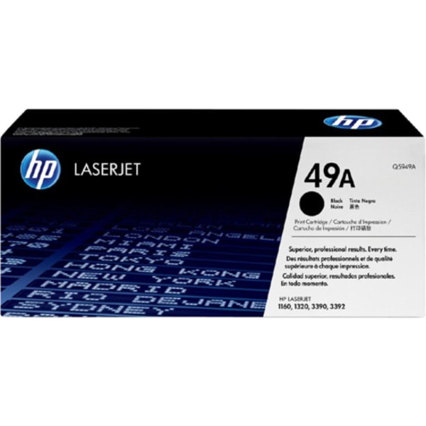 slide 6 of 7, HP 49A, Black Original Toner Cartridge (Q5949A), 1 ct