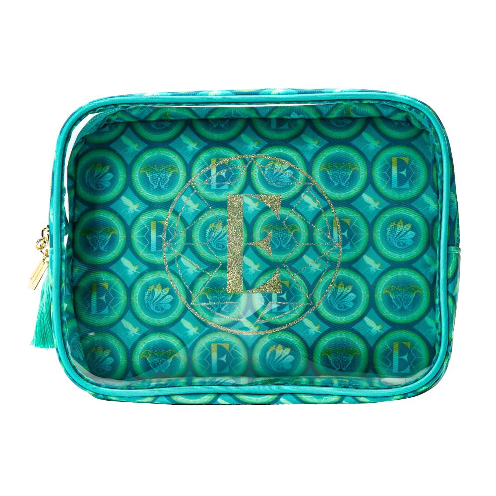 slide 1 of 3, Allegro Elphaba Double Zip Organizer - Green, 1 ct