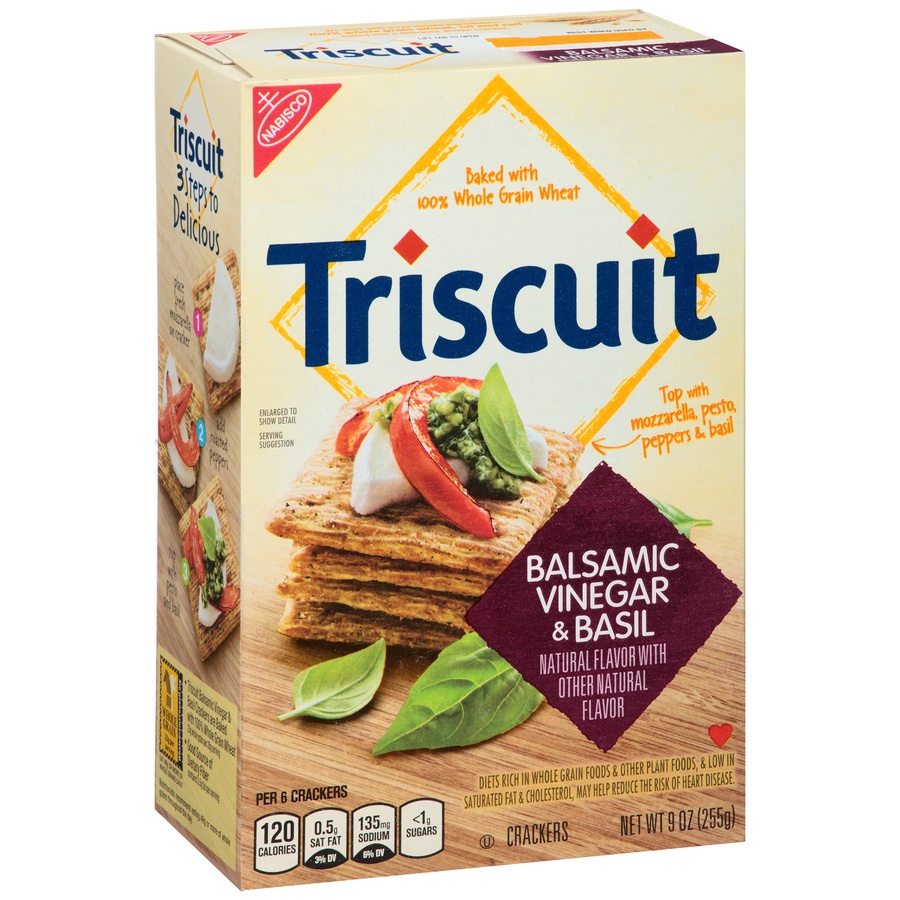 slide 3 of 8, Triscuit Crackers 9 oz, 9 oz