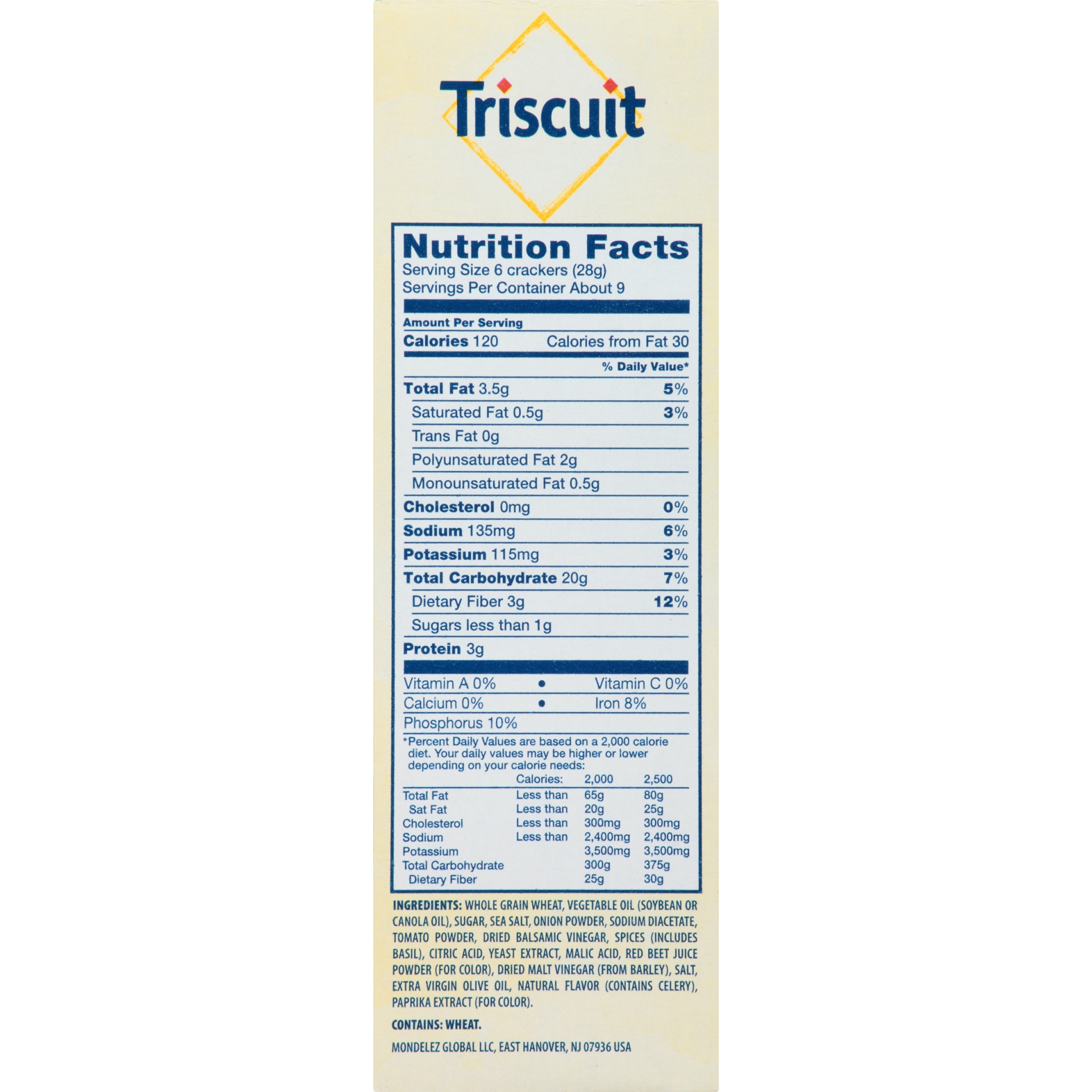 slide 5 of 8, Triscuit Crackers 9 oz, 9 oz