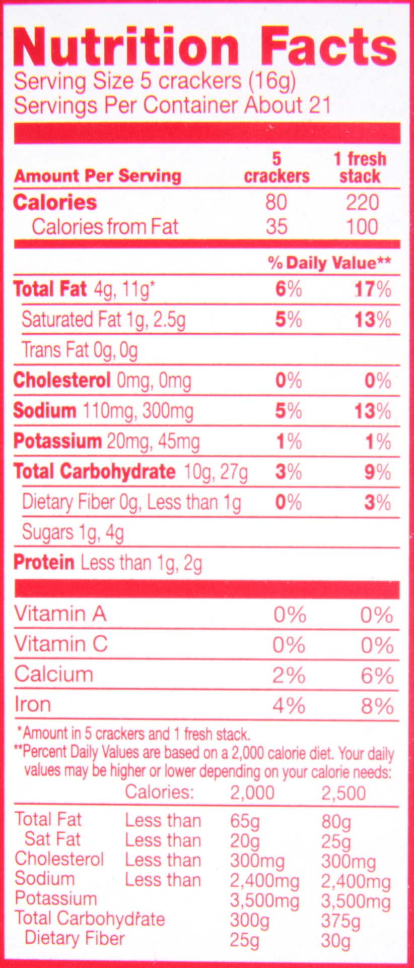 slide 7 of 8, Ritz Crackers 8 ea, 8 ct