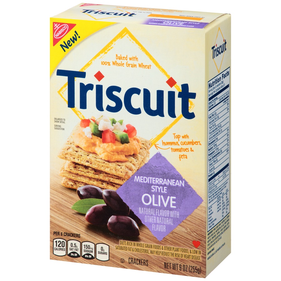 slide 3 of 8, Triscuit Crackers 9 oz, 9 oz