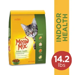 Meow Mix Indoor Health Dry Cat Food, 14.2 Pound Bag
