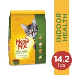 Meow Mix Indoor Health Dry Cat Food, 14.2 Pound Bag