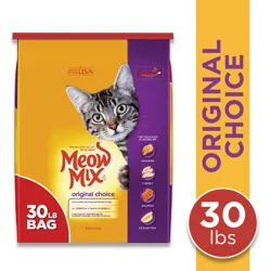 Meow Mix Original Choice Dry Cat Food, 30 lb. Bag