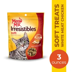 Meow Mix Irresistibles Soft Cat Treats, Chicken