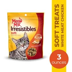 Meow Mix Irresistibles Soft Cat Treats, Chicken