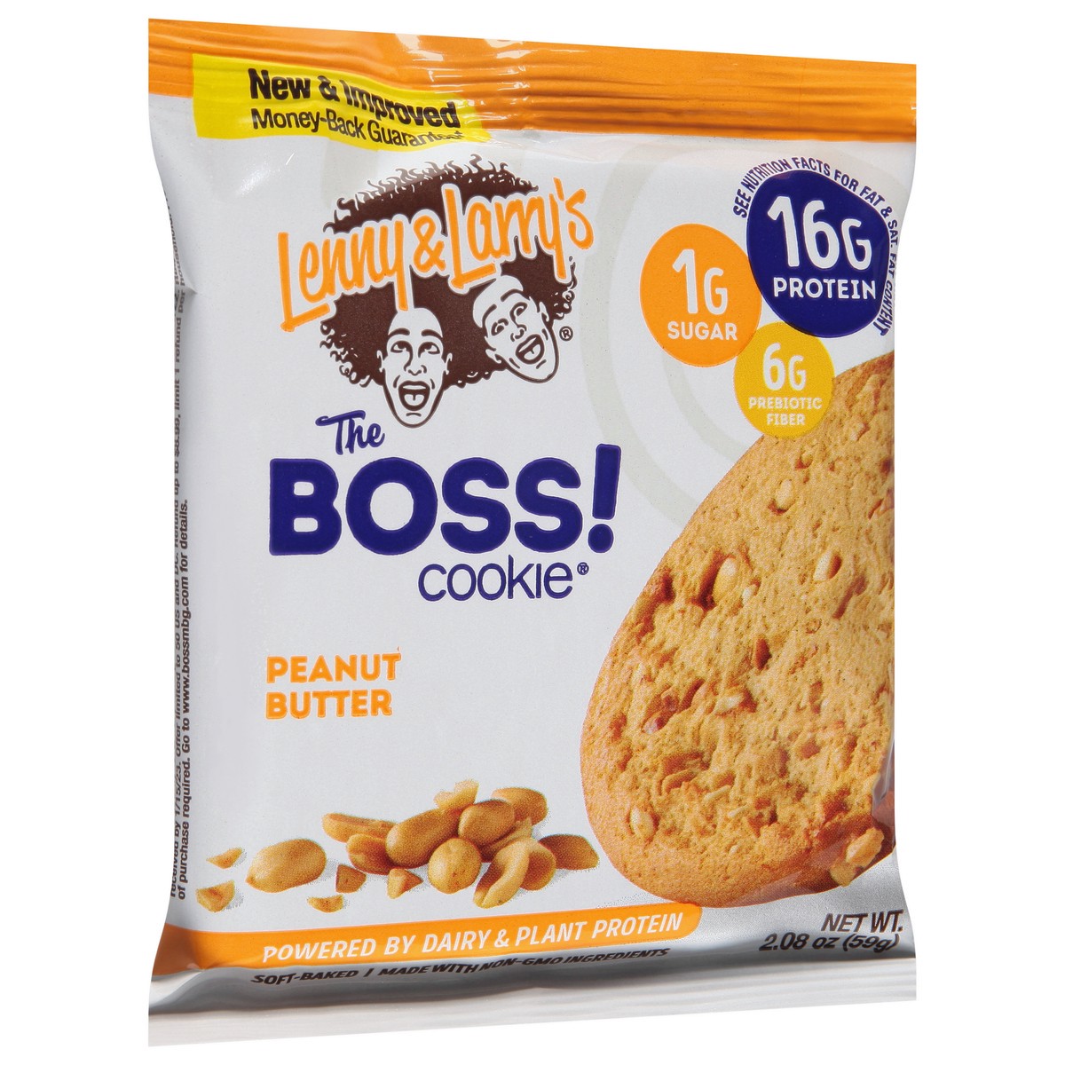 slide 2 of 9, Lenny & Larry's Lenny & Larry Peanut Butter The Boss Immunity Bar, 2 oz