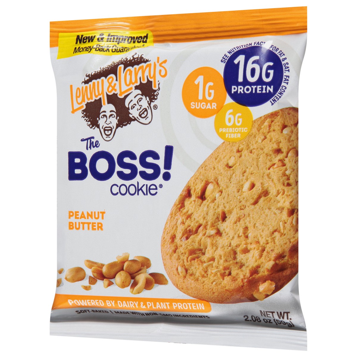 slide 3 of 9, Lenny & Larry's Lenny & Larry Peanut Butter The Boss Immunity Bar, 2 oz