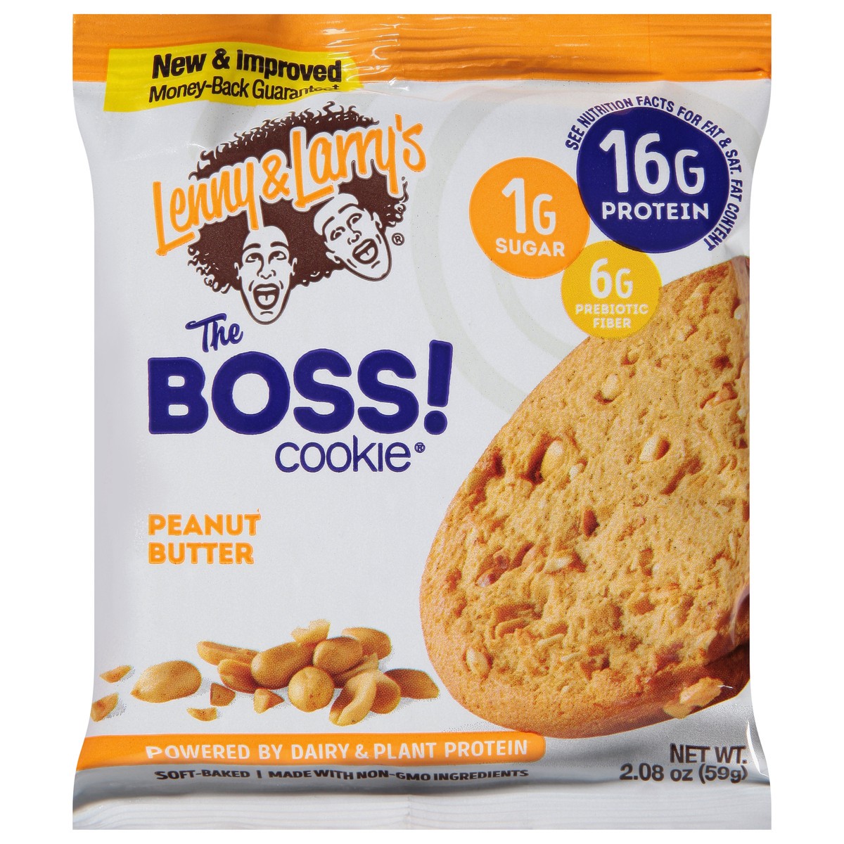 slide 1 of 9, Lenny & Larry's Lenny & Larry Peanut Butter The Boss Immunity Bar, 2 oz