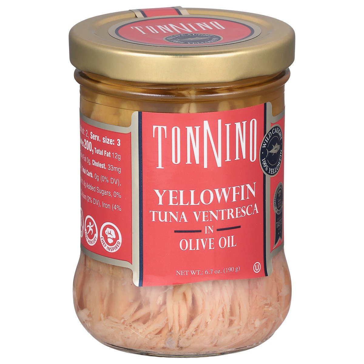 slide 3 of 9, Tonnino Tuna Fillets Ventresca In Olive Oil - 6.7 Oz, 6.7 oz