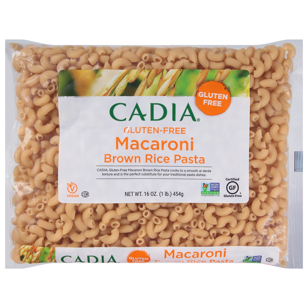 slide 14 of 14, Cadia Gluten-Free Macaroni Brown Rice Pasta 16 oz, 16 oz