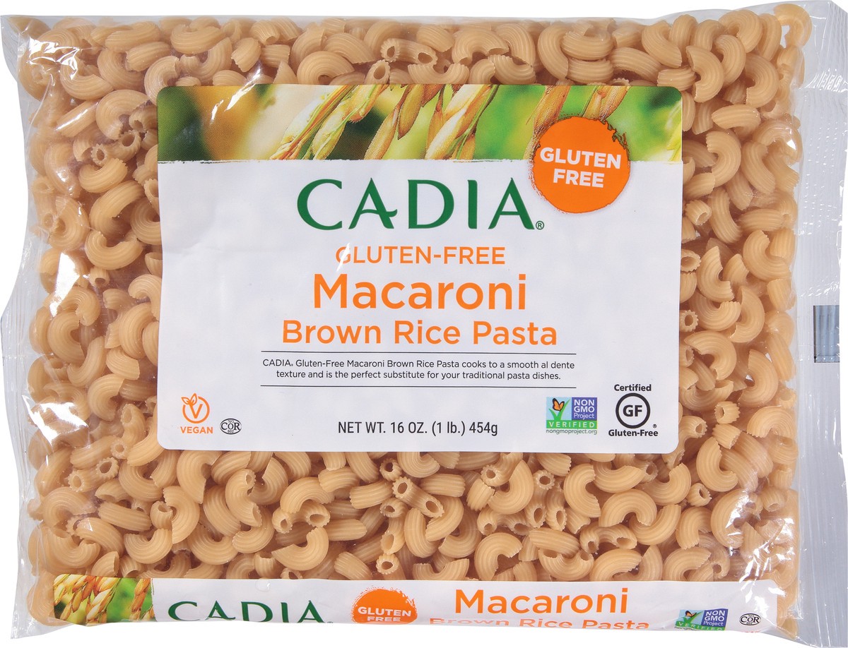 slide 10 of 14, Cadia Gluten-Free Macaroni Brown Rice Pasta 16 oz, 16 oz