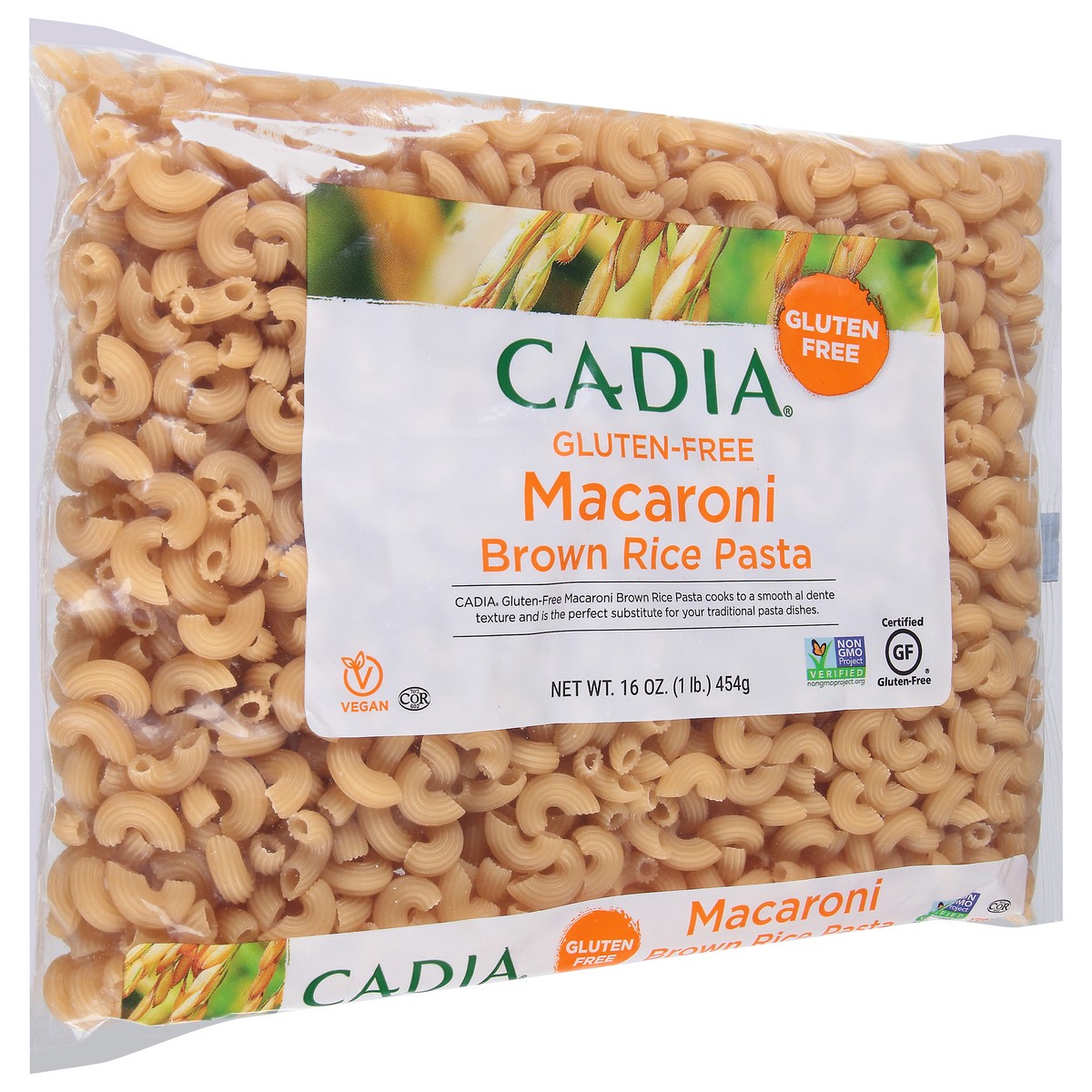 slide 11 of 14, Cadia Gluten-Free Macaroni Brown Rice Pasta 16 oz, 16 oz