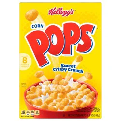 Kellogg''s Corn Pops Breakfast Cereal, Kids Cereal, Family Breakfast, Original, 8.8oz Box (1 Box)