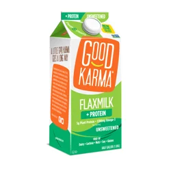 Good Karma Unsweetened Flaxmilk + Protein 64 fl oz