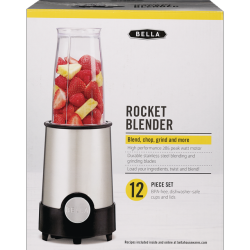 Bella Black Rocket 12 Piece Blender