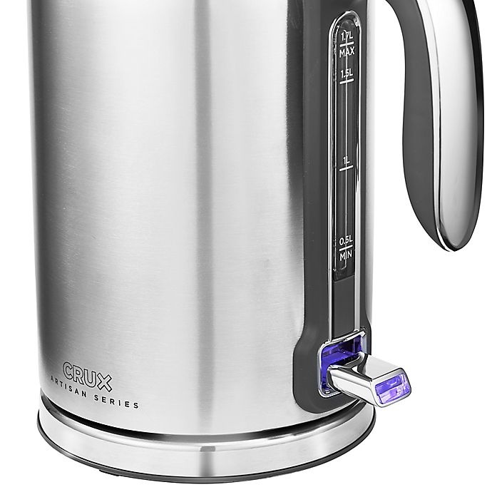 slide 12 of 12, CRUX Artisan Series Kettle - Stainless Steel, 1.7 liter