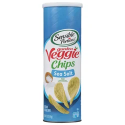 Sensible Portions Garden Veggie Chips Sea Salt Potato Crisps 5 oz. Canister