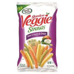 Sensible Portions Garden Veggie Straws Sour Cream & Onion Flavored Vegetable & Potato Snack 6 oz. Bag
