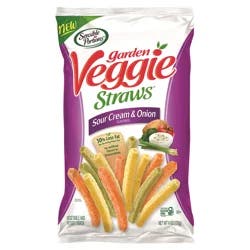 Sensible Portions Garden Veggie Straws Sour Cream & Onion Flavored Vegetable & Potato Snack 6 oz. Bag